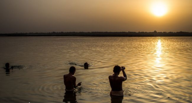 Ganga Bath Ritual
