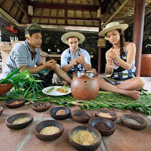 local bali cooking session