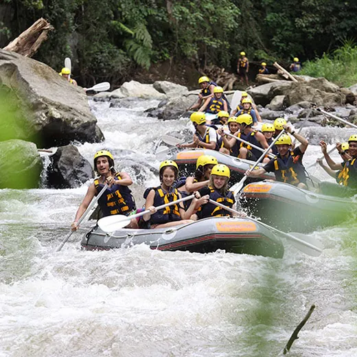 white water rafting in bali