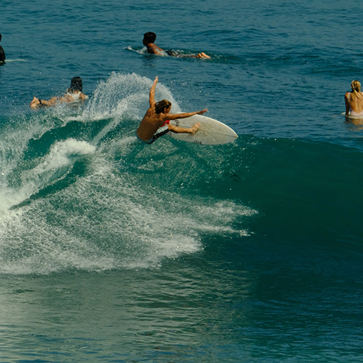 surfers in bali